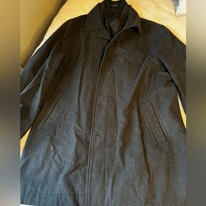 Charcoal Grey Pea Coat